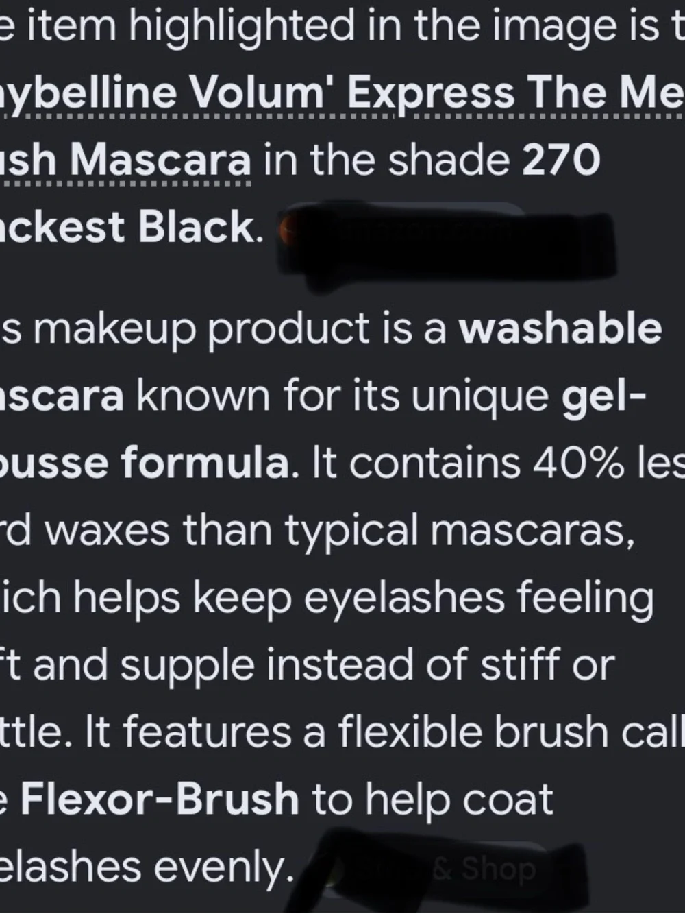 Maybelline The Mega Plush Volum' Express Mascara - Blackest Black